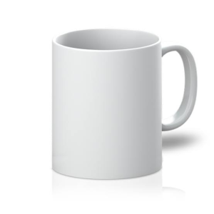 Personalized white photo mug